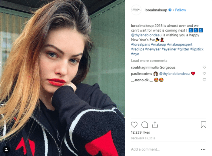 L'Oreal Product Strategy for social listening examples